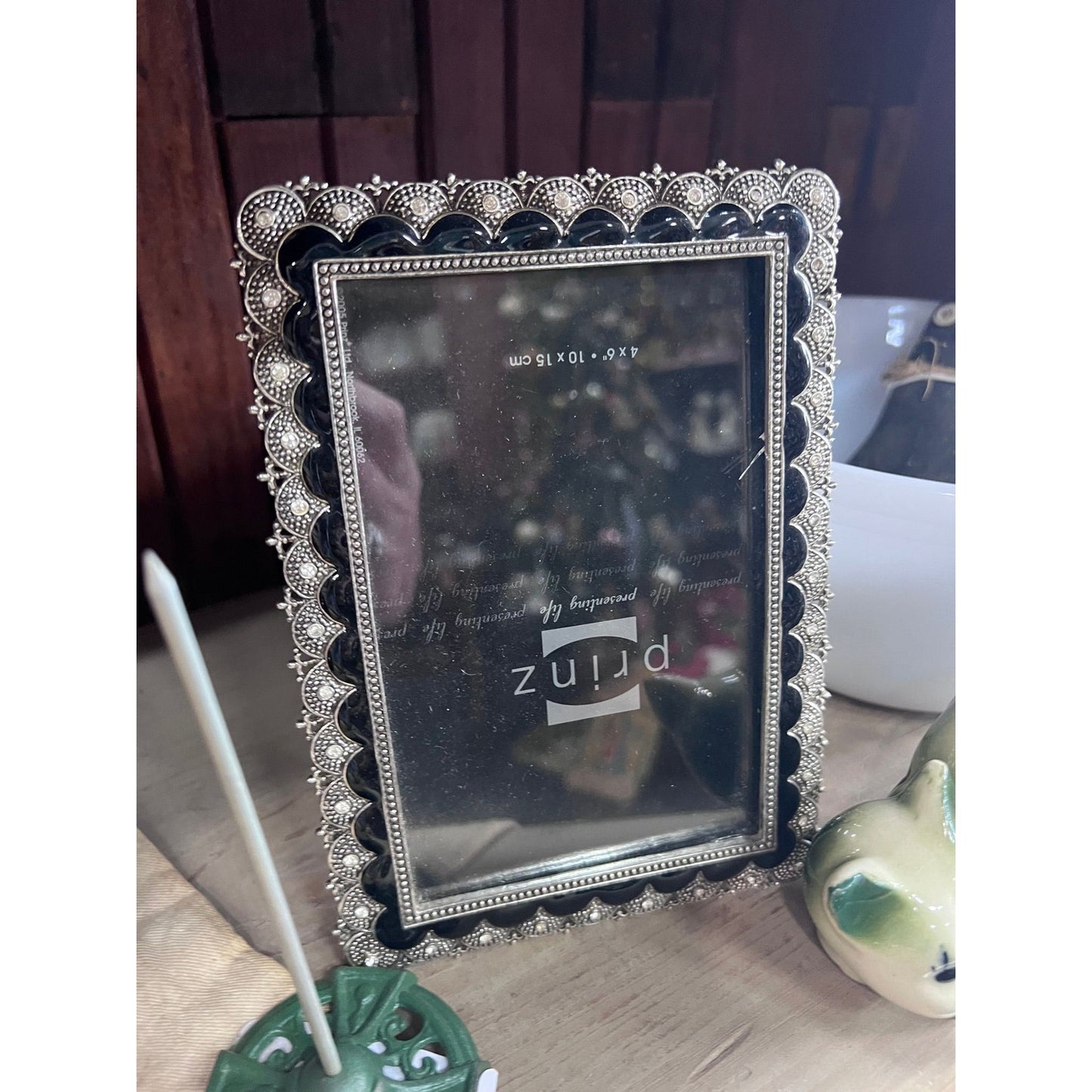 Beautiful black & silver frame NOS
