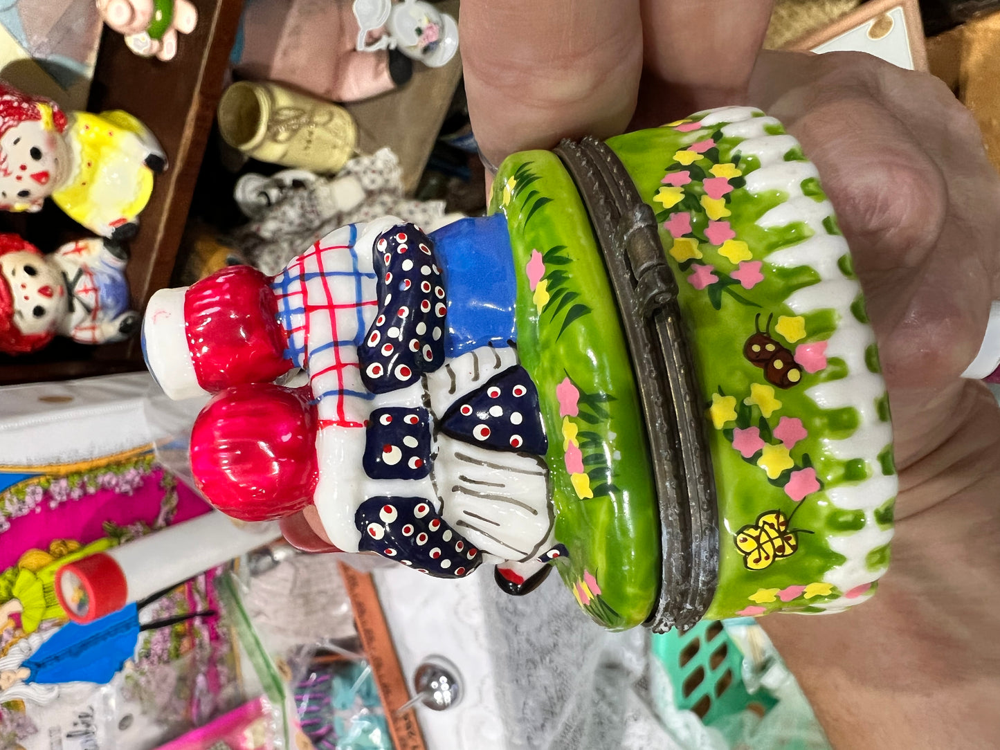 Raggedy Anne & Andy Trinket box