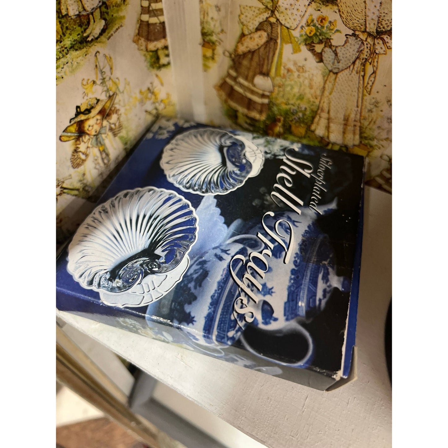 Vintage new old stock silver shell set