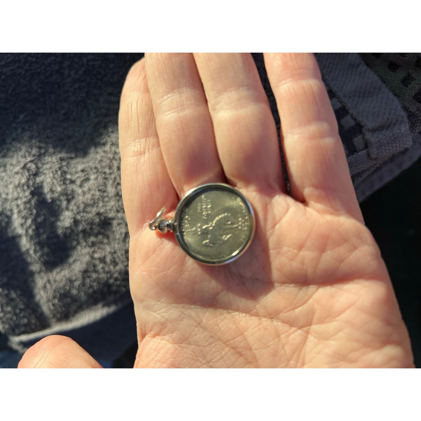 Indian quarter pendant for necklace