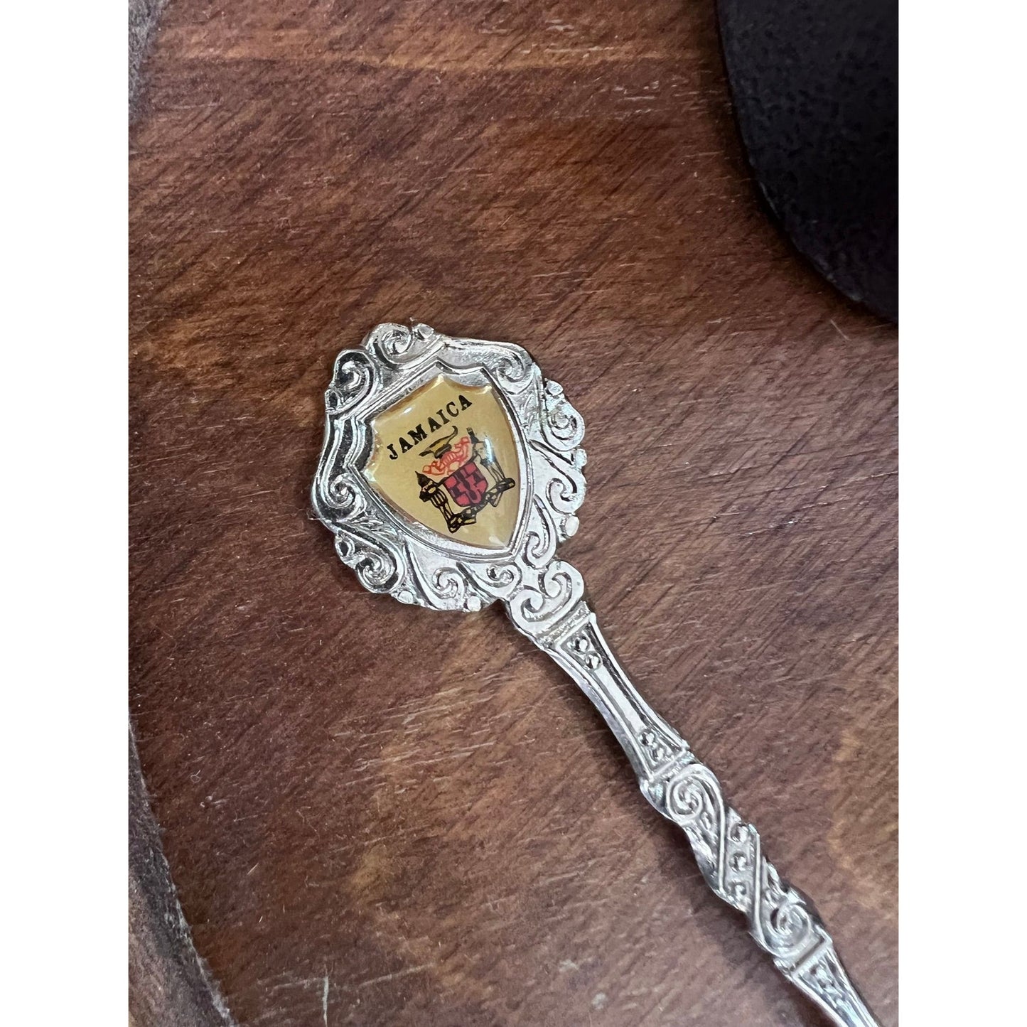 Vintage Jamaica silver spoon, collector spoon